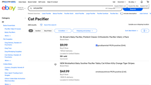 Cat Pacifiers - Unique Designs and Variety