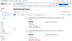 eBay - Hairdressing Capes