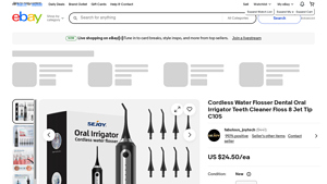 Cordless Water Flosser - Dental Oral Irrigator