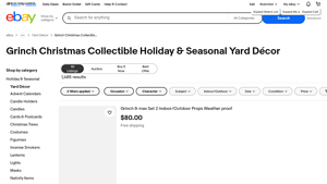 GEMMY - Grinch Christmas Inflatable Yard Décor