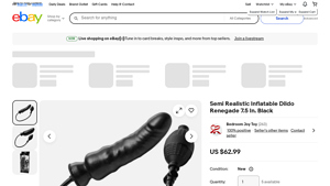 Master Series - Semi Realistic Inflatable Dildo