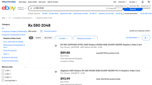 AMD - RX 580 2048SP Graphics Card
