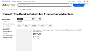 SEGA - House Of The Dead Arcade Machine