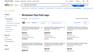 McFarlane Toys - FNAF Construction Sets and Action Figures