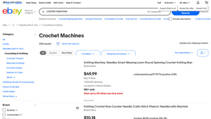 eBay - DIY Knitting Machines