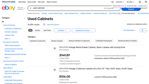 eBay - Used Cabinets