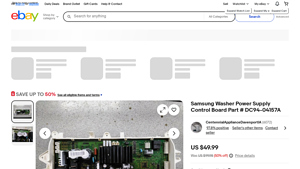 Samsung - Washer Power Supply Control Board