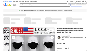 Unbranded - Bondage Harness Face Mask with Gag