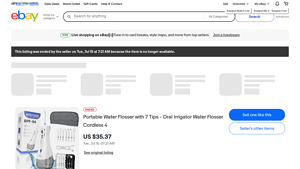 Portable Water Flosser - Cordless Oral Irrigator