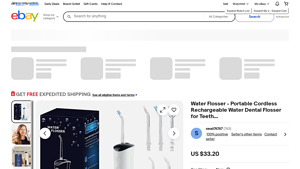 Water Flosser - Portable Cordless Rechargeable