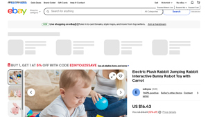 Electric Plush - Interactive Bunny Robot Toy