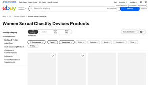 eBay - Female Chastity Belt Devices