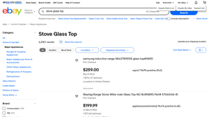 Stove Glass Top - Key Product