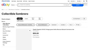 eBay - Collectible Sombreros