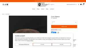 EDC Reminder Coins - Premium Leather Sleeve