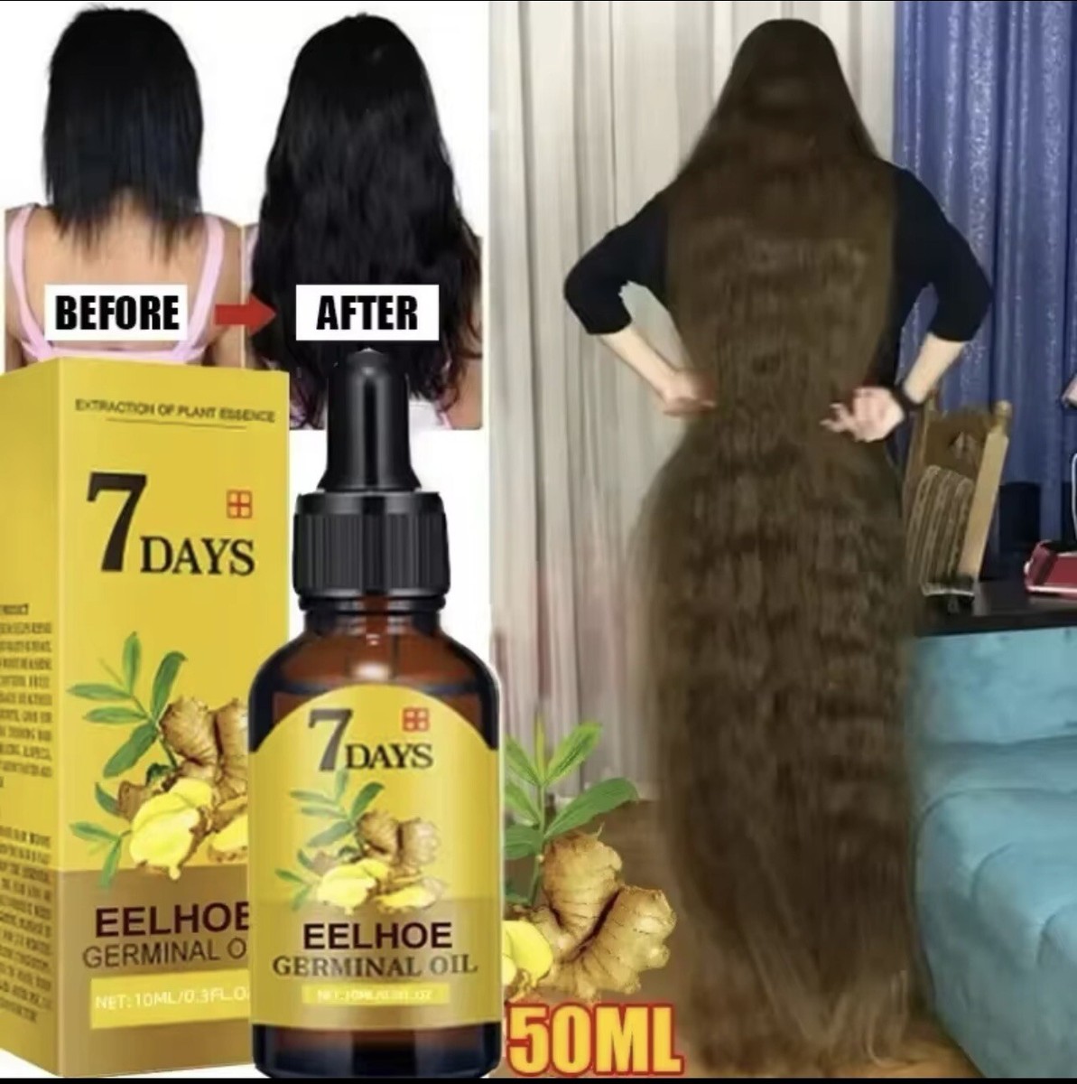 An application scenario or product detail of eelhoe hair growth oil - Image 3