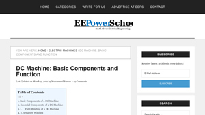 EEPowerschool - DC Machine Components