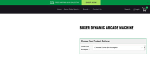 Egame Table Sports - Boxer Dynamic Arcade Machine