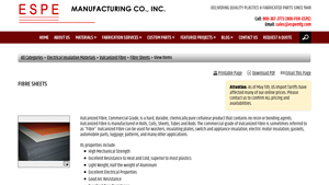 Espemfg - Vulcanized Fibre Sheets