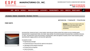 ESPE Mfg. Co. - Fibre Sheets