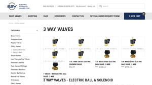 Electric Solenoid Valves - 3-Way Options