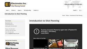 Electronics Inc. - Shot Peening Solutions
