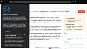 SafetyFirst - Isolation Transformer
