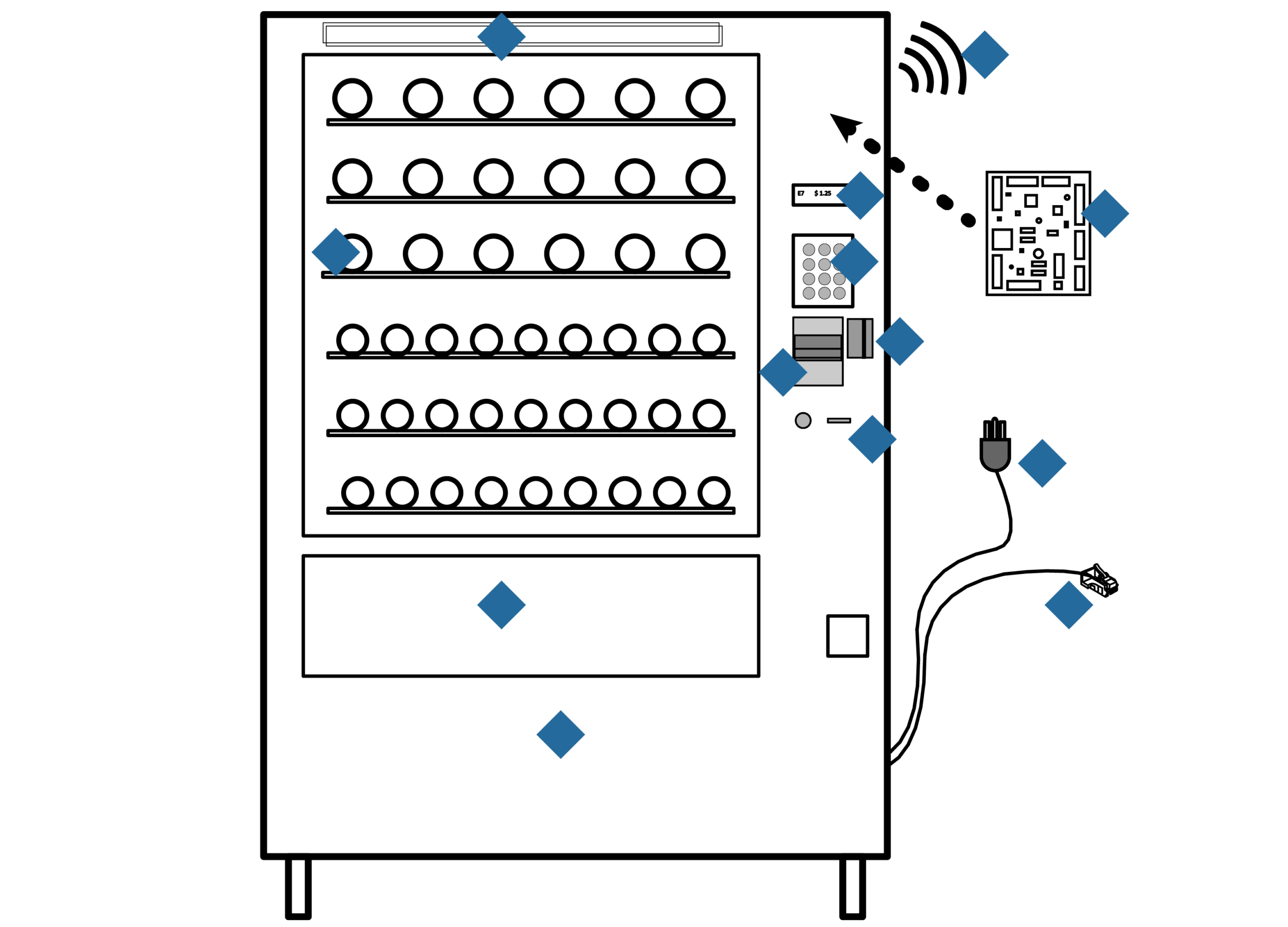 An application scenario or product detail of electronics vending machine - Image 11