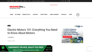 Electronics For You - Electric Motors