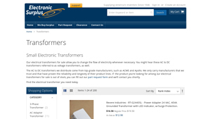 Electronic Surplus - Small Electronic Transformers