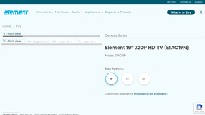 Element - E1AC19N 19 LED TV