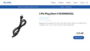 Elmousa - 2 Pin Plug