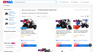 HOMCOM - Motocicleta Electrica pentru Copii