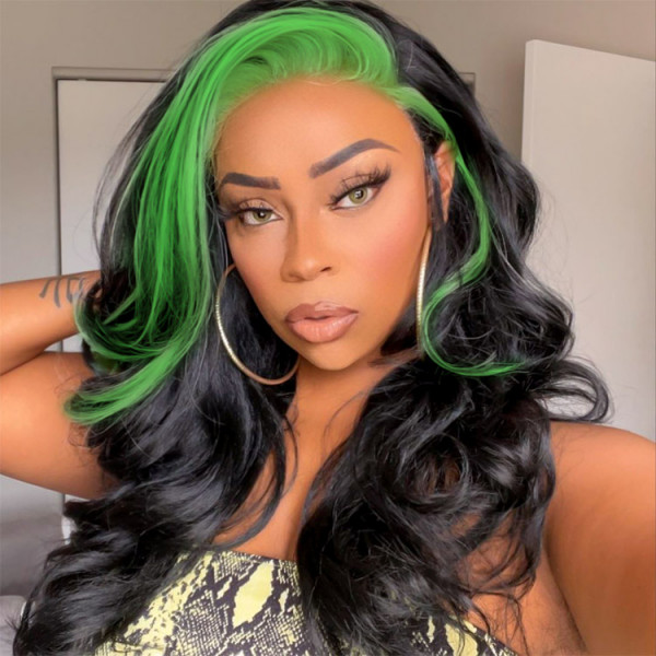 An application scenario or product detail of emerald green and black lace - Image 15