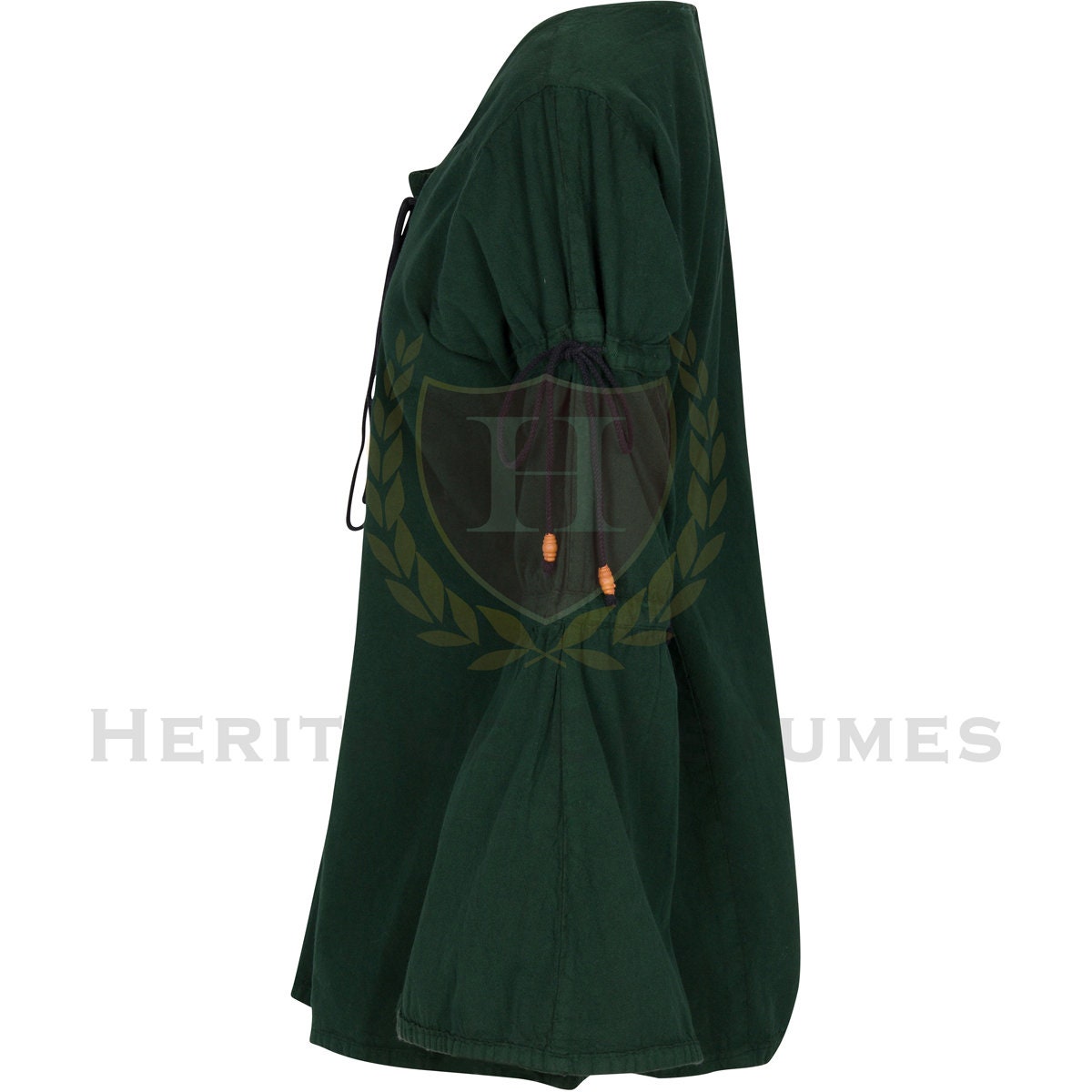 An application scenario or product detail of emerald green and black lace renaissance long sleeve top amazon - Image 8