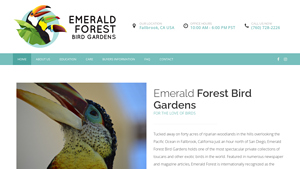 Emerald Forest Bird Gardens - Exotic Toucans