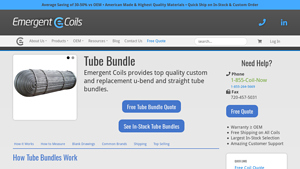 Emergent Coils - Custom & Replacement Tube Bundles