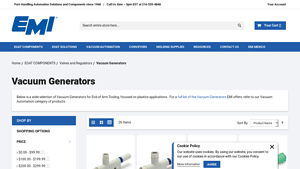 Emicorp - Vacuum Generators for Plastics Applications