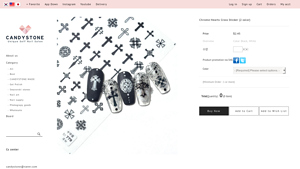 Chrome Hearts - Cross Sticker