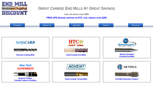 End Mill Discount - Carbide End Mills