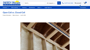 Energy Efficient Solutions - Open-Cell vs. Closed-Cell Polyurethane Spray Foam