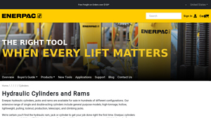 Enerpac - Hydraulic Cylinders, Jacks, and Rams