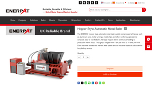 ENERPAT - Hopper Style Automatic Metal Baler