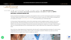 Enhance Medical Group - Natural-Looking Breast Implants