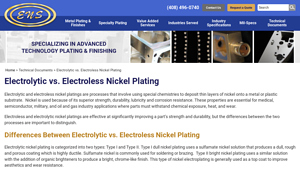 ENS Technology - Electrolytic Nickel Plating Solutions