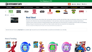 Entertainment Earth - Real Steel Merchandise