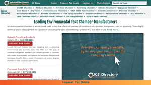 Environmental Test Chambers - Climate Control Solutions