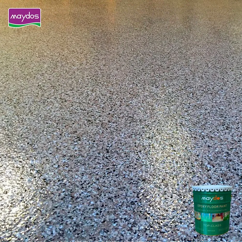 An application scenario or product detail of epoxy colored sand floor paint - Image 4