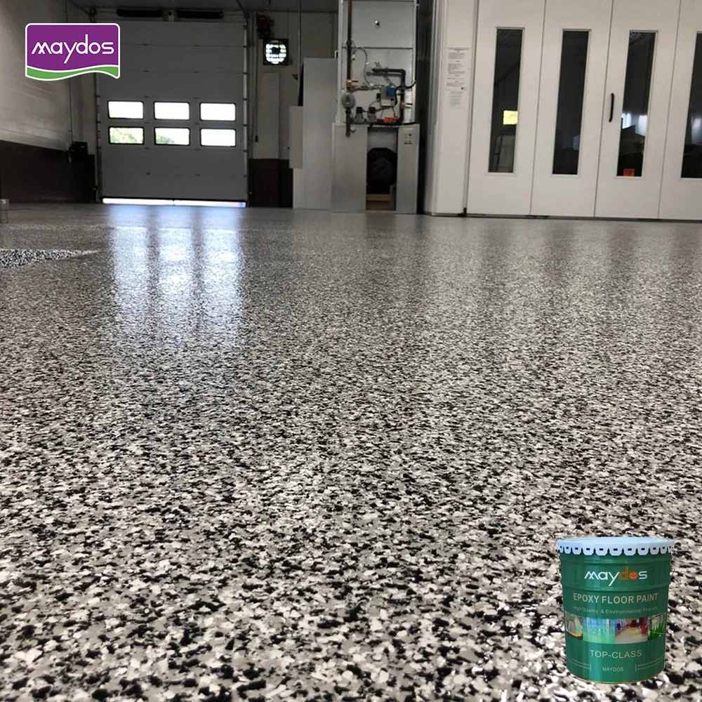 An application scenario or product detail of epoxy colored sand floor paint - Image 17