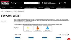 Equippers - Commercial Conveyor Ovens